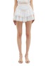 Main View - Click To Enlarge - ZIMMERMANN - 'Heathers' tiered ruffle lace shorts