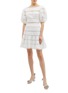 Figure View - Click To Enlarge - ZIMMERMANN - 'Bowie Contour Hailspot' cutout stripe linen-cotton dress