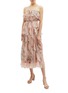 Figure View - Click To Enlarge - ZIMMERMANN - 'Bowie Waterfall' ruffle floral print silk strapless dress