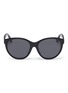 Main View - Click To Enlarge - GUCCI - Glass crystal logo acetate round sunglasses