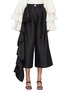 Main View - Click To Enlarge - SOLACE LONDON - 'Margo' ruffle drape culottes