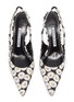 Detail View - Click To Enlarge - MANOLO BLAHNIK - 'Chadochy' floral print slingback pumps