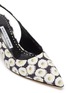 Detail View - Click To Enlarge - MANOLO BLAHNIK - 'Chadochy' floral print slingback pumps