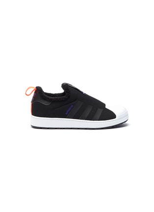 Main View - Click To Enlarge - ADIDAS - 'Superstar Winter 360 C' mesh kids slip-on sneakers