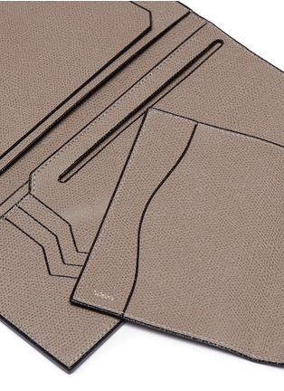 Detail View - Click To Enlarge - VALEXTRA - Leather travel document and passport holder