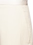 Detail View - Click To Enlarge - HAIDER ACKERMANN - Satin trim cotton cropped pants