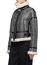 Detail View - Click To Enlarge - COMME MOI - Sheepskin shearling jacket