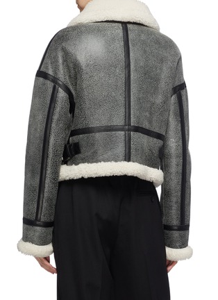 Back View - Click To Enlarge - COMME MOI - Sheepskin shearling jacket