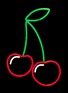 Detail View - Click To Enlarge - ELECTRIC CONFETTI - Viva Las Cherries small neon sign