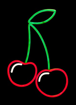 Detail View - Click To Enlarge - ELECTRIC CONFETTI - Viva Las Cherries large neon sign