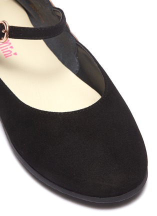 Detail View - Click To Enlarge - SOPHIA WEBSTER - 'Evangeline Mini' angel wing appliqué toddler Mary Jane flats