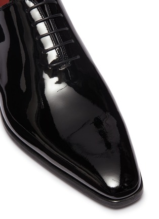 Detail View - Click To Enlarge - MAGNANNI - Patent leather Oxfords