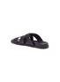  - CASABLANCA1942 - 'Yako' raffia panel cross strap leather sandals