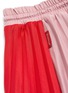 Detail View - Click To Enlarge - MONCLER - Colourblock pleated midi skirt