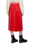 Back View - Click To Enlarge - MONCLER - Colourblock pleated midi skirt
