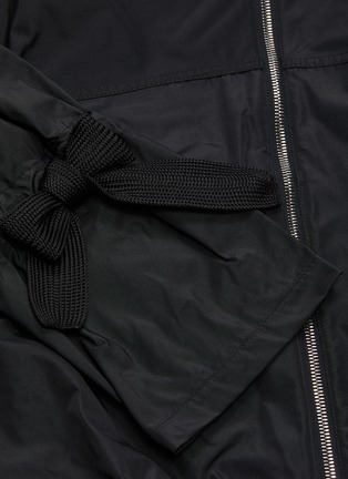 - MONCLER - Knot cuff retractable hood windbreaker jacket