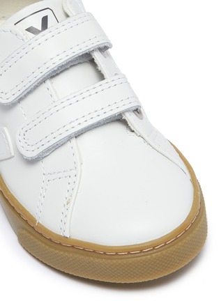 Detail View - Click To Enlarge - VEJA - 'Esplar' leather toddler sneakers