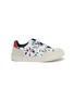Main View - Click To Enlarge - VEJA - 'V-12' speckle print leather kids sneakers