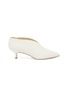 Main View - Click To Enlarge - TIBI - 'Joe' leather choked-up leather pumps