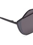 Detail View - Click To Enlarge - STEPHANE + CHRISTIAN - 'Star Candy' brow bar metal angular sunglasses
