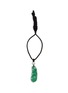 Main View - Click To Enlarge - LC COLLECTION JADE - Diamond jade 18k white gold pendant cord necklace