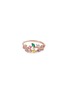 Main View - Click To Enlarge - ANABELA CHAN - 'Rainbow Ivy' diamond gemstone 9k rose gold ring