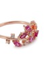 Detail View - Click To Enlarge - ANABELA CHAN - 'Ivy' ruby sapphire garnet 9k rose gold ring