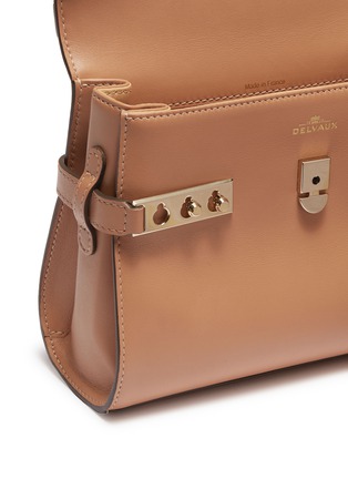 Detail View - Click To Enlarge - DELVAUX - 'Tempête Mini' leather satchel