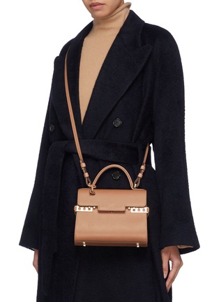 Front View - Click To Enlarge - DELVAUX - 'Tempête Mini' leather satchel