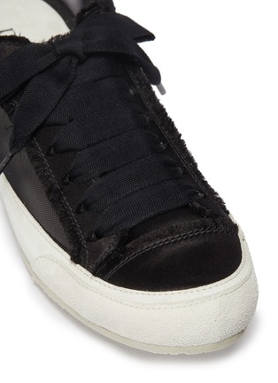 Detail View - Click To Enlarge - PEDRO GARCIA  - 'Parson' patchwork tulle sneakers