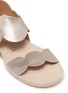 Detail View - Click To Enlarge - PEDRO GARCIA  - 'Jeanne' scalloped leather sandals