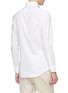 Back View - Click To Enlarge - MAGNUS & NOVUS - Point collar cotton-linen shirt
