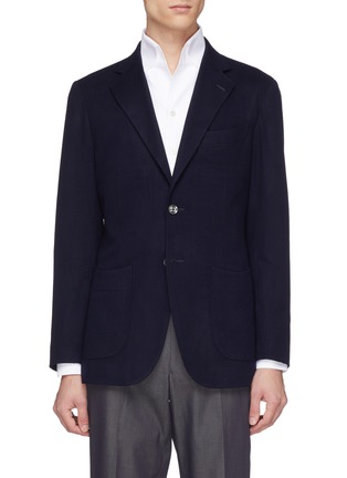 Main View - Click To Enlarge - MAGNUS & NOVUS - Wool-cashmere melton soft blazer
