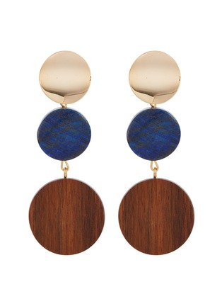 Main View - Click To Enlarge - SOPHIE MONET - 'The Arlo' disc drop earrings