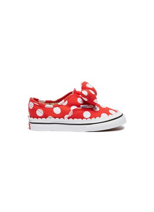 Main View - Click To Enlarge - VANS - x Disney 'Authentic' Minnie Mouse bow toddler sneakers