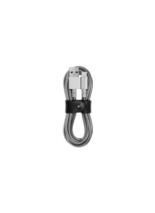 Main View - Click To Enlarge - NATIVE UNION - x Tom Dixon COIL lightning charging cable – Brushed Black