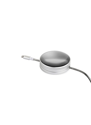 Main View - Click To Enlarge - NATIVE UNION - x Tom Dixon DOME lightning charging cable – Brushed Silver