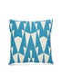 Main View - Click To Enlarge - WOLFUM - Triangle print cushion – Blue Mirror