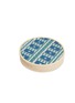 Detail View - Click To Enlarge - WOLFUM - Steph coaster set – Blue mirror