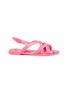 Main View - Click To Enlarge - MELISSA - x Jason Wu 'Hailey' strappy PVC slingback sandals