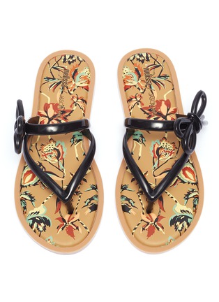 Detail View - Click To Enlarge - MELISSA - x Jason Wu bow band flip flops