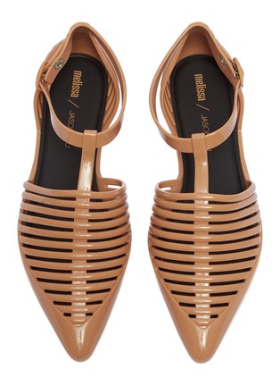 Detail View - Click To Enlarge - MELISSA - x Jason Wu 'Kate' strappy PVC d'Orsay flats