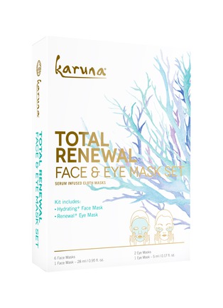 Main View - Click To Enlarge - KARUNA - Total Renewal Face & Eye Mask Set