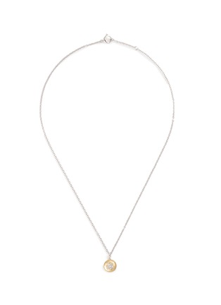 Main View - Click To Enlarge - BUCCELLATI - Marci' diamond yellow gold pendant necklace