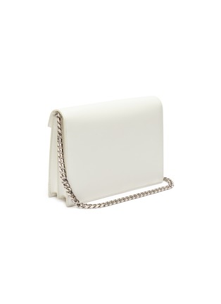 Detail View - Click To Enlarge - ALEXANDER MCQUEEN - Beetle pin leather crossbody bag