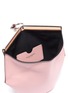 Detail View - Click To Enlarge - ALEXANDER MCQUEEN - 'Butterfly' colourblock leather wristlet clutch