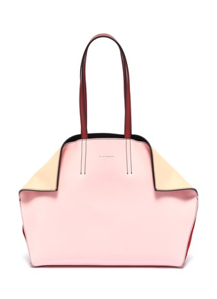 Main View - Click To Enlarge - ALEXANDER MCQUEEN - 'Butterfly' colourblock leather tote