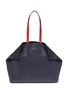 Main View - Click To Enlarge - ALEXANDER MCQUEEN - 'Butterfly' colourblock suede and leather tote