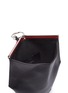 Detail View - Click To Enlarge - ALEXANDER MCQUEEN - 'Butterfly' colourblock leather wristlet clutch