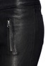 Detail View - Click To Enlarge - J BRAND - Julia biker crop leather skinny pants